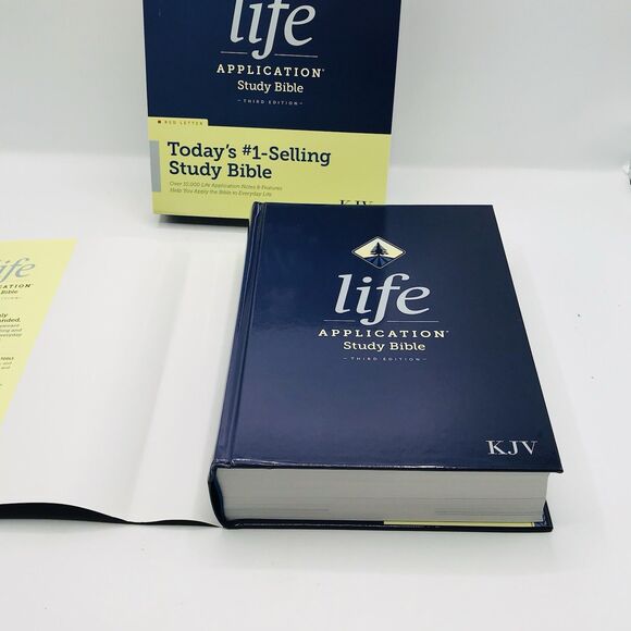 KJV Life Application Study Bible, Third Edition Red Letter, Hardcover Brand NEW - Picture 2 of 8